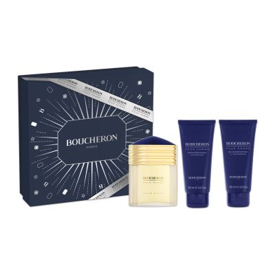 BOUCHERON HOMME EDP + AFTER SHAVE + SHOWER GEL